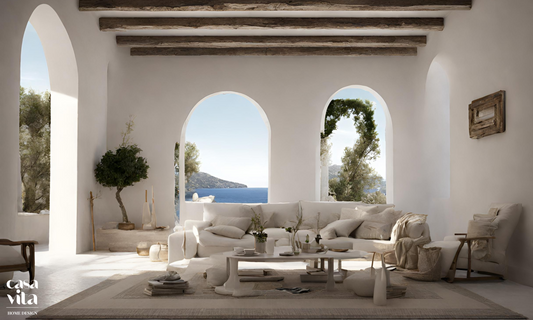 Greek-Inspired Living Room Décor